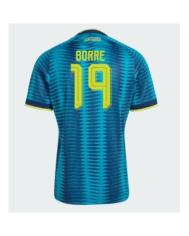 Billige Fotballdrakt Colombia Rafael Santos Borre #19 Replika Bortedrakt VM 2026 Kortermet Billige Fotballdrakt Colombia Rafael Santos Borre #19 Replika Bortedrakt VM 2026 Kortermet